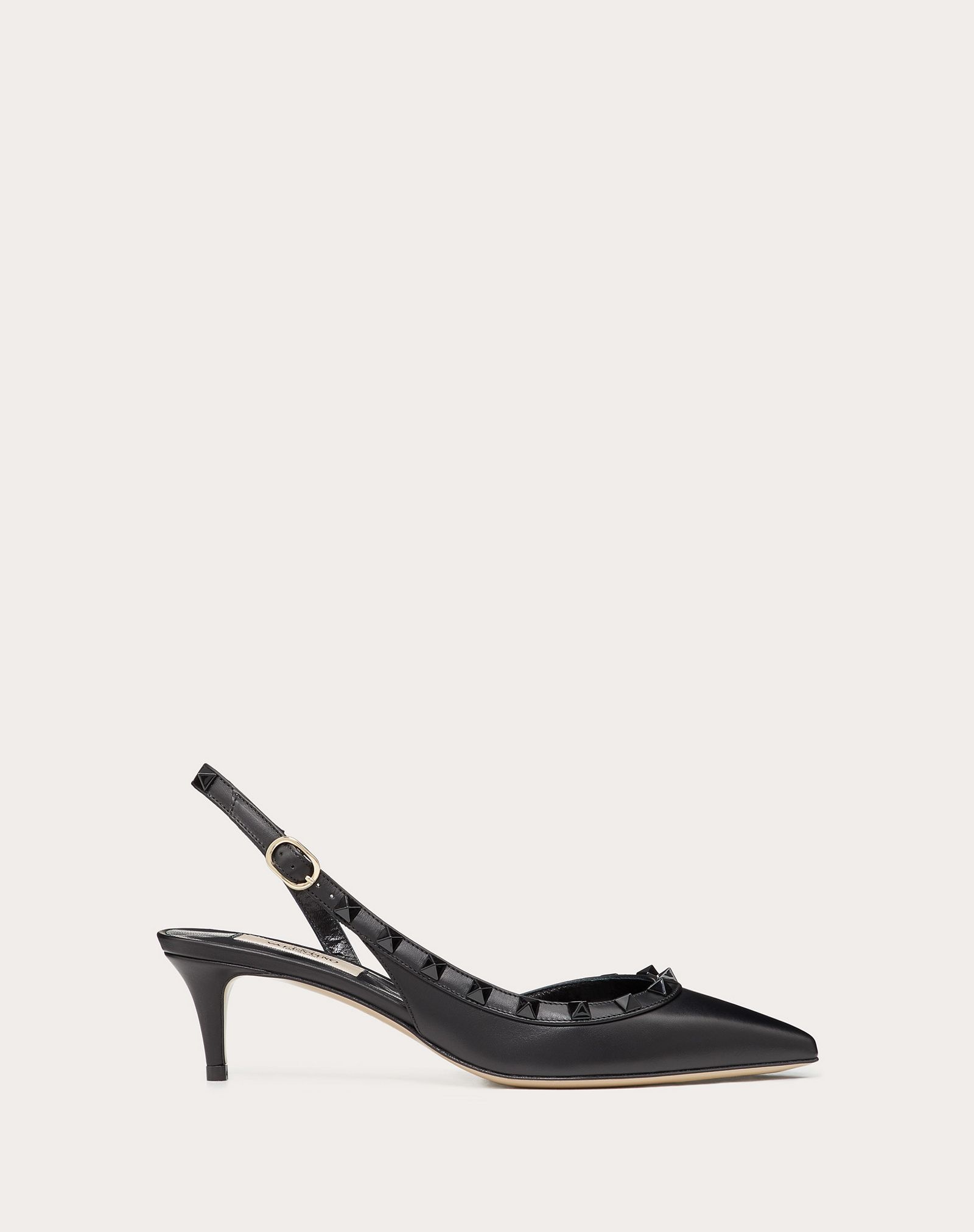 Rockstud Calfskin Leather Slingback Pump 50 mm - 1