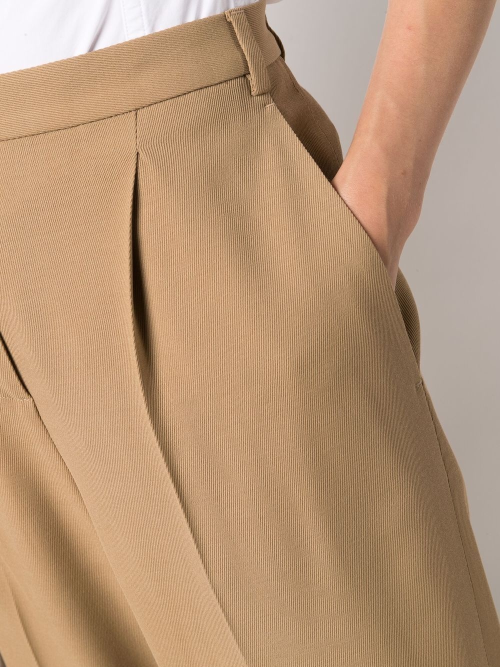 wide-leg tailored trousers - 5