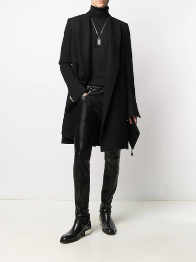 Haider Ackermann skinny fit leather trousers outlook