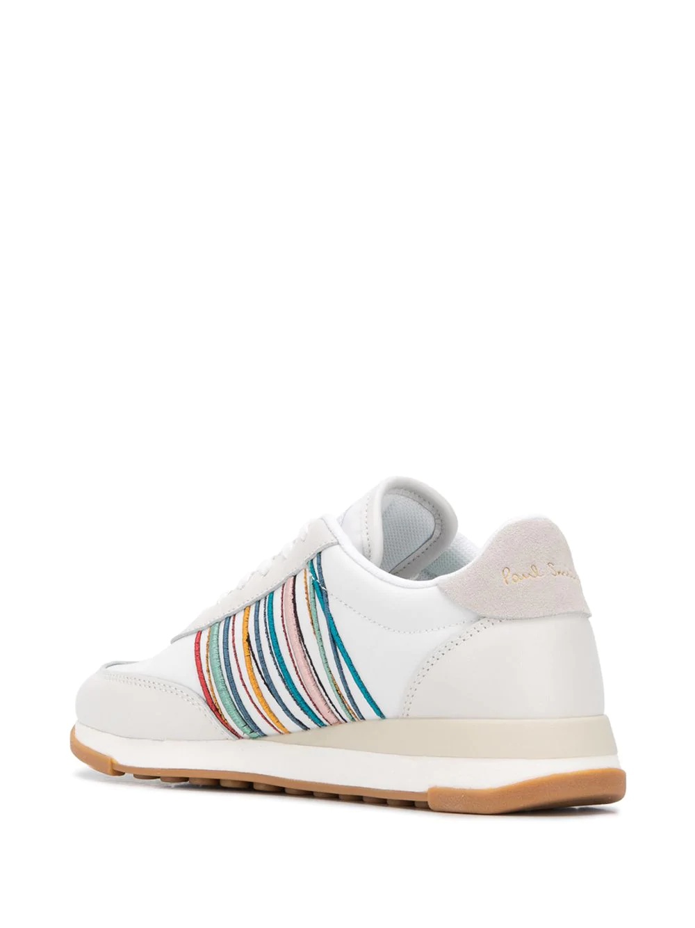 embroidered stripes sneakers  - 3