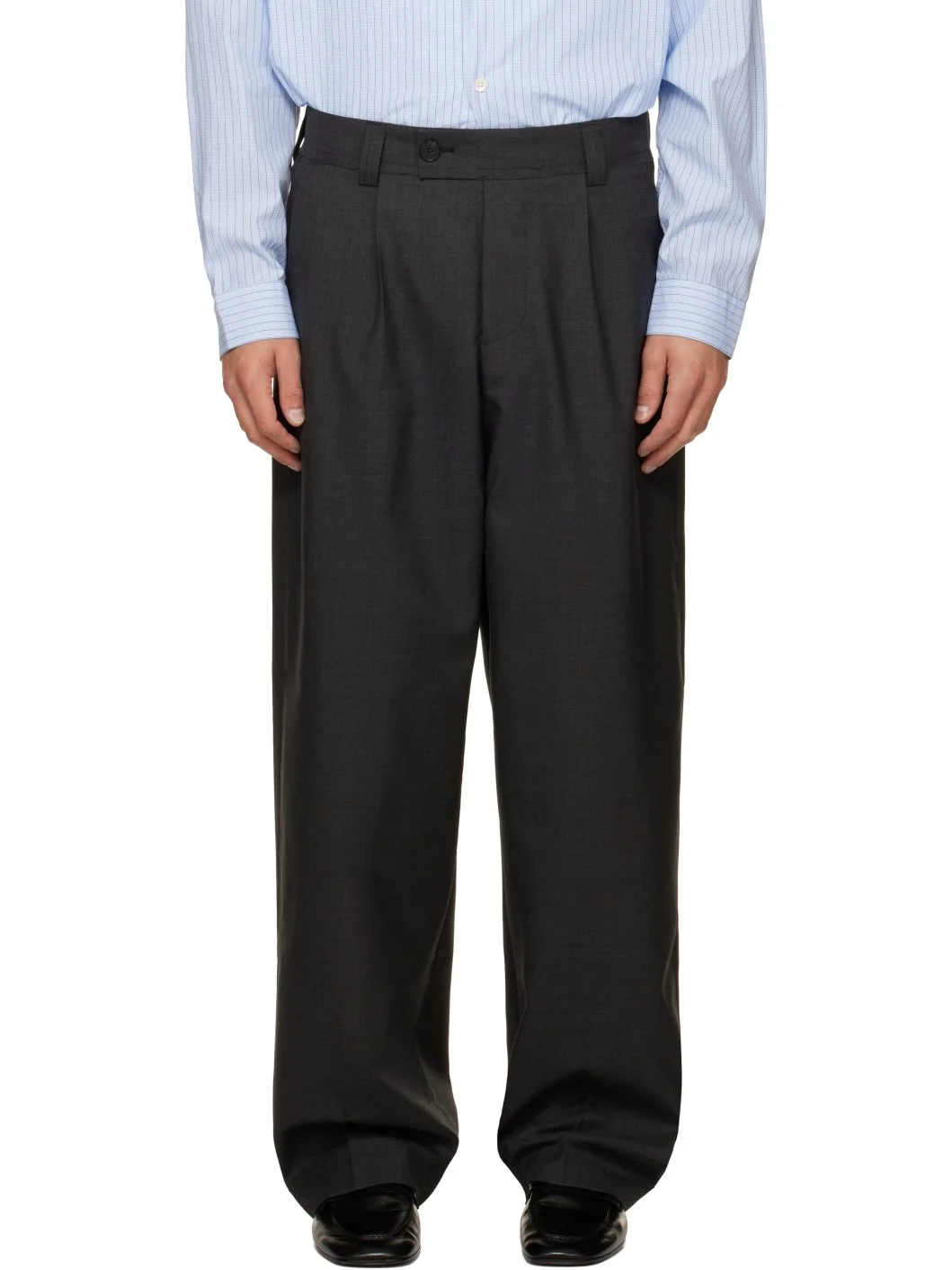 Gray Patch Trousers - 1