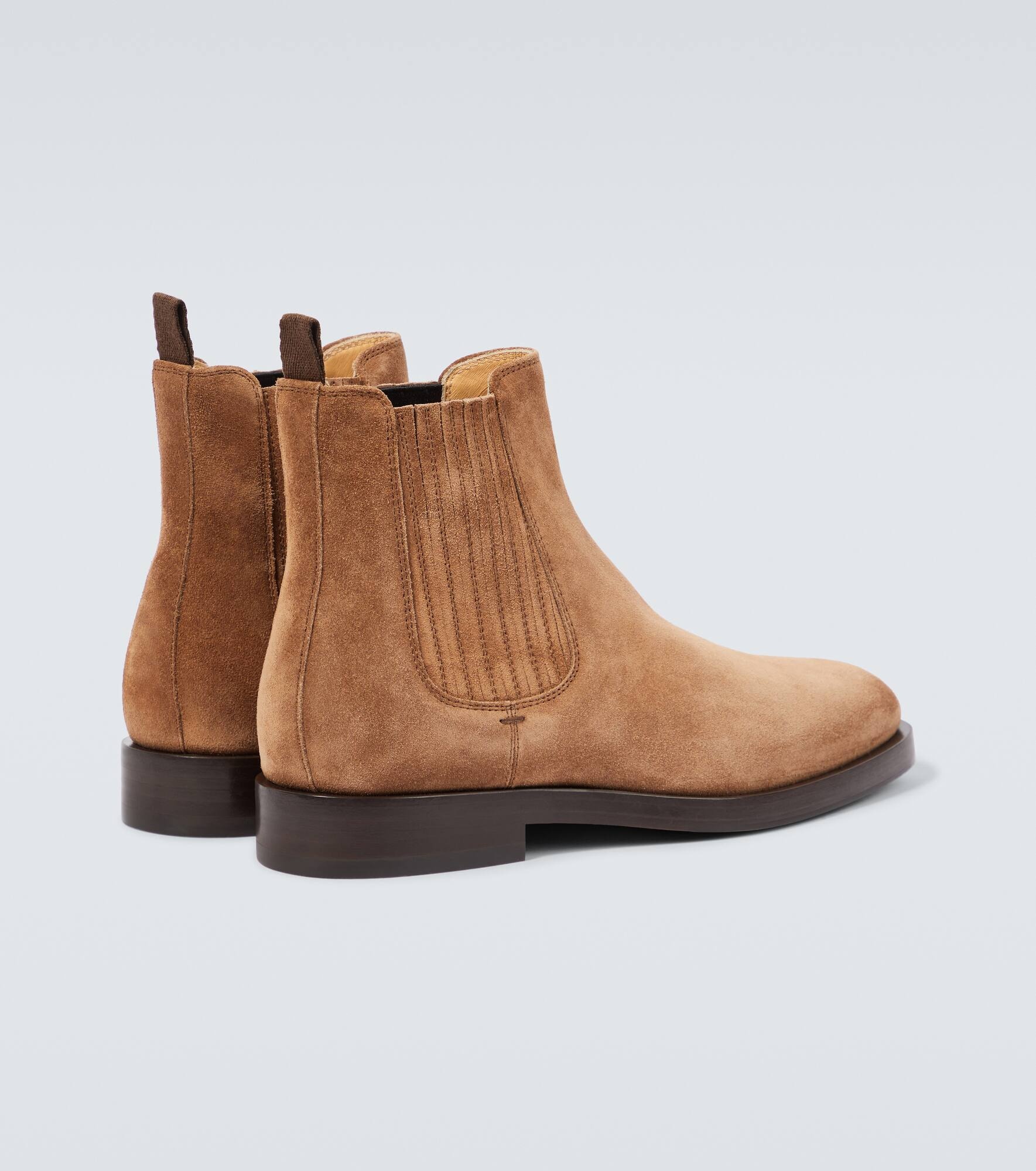 Suede Chelsea boots - 5