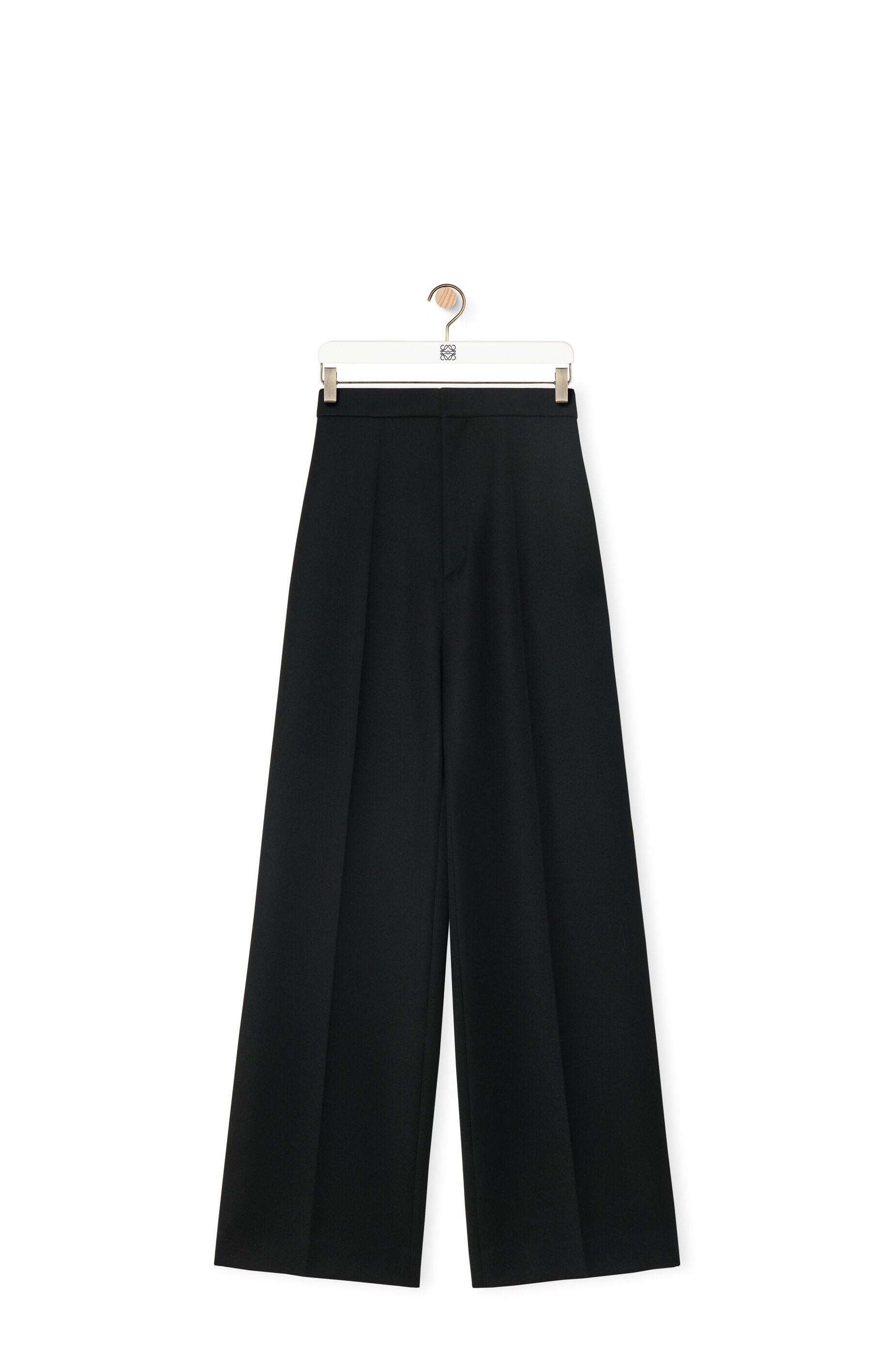 High waisted trousers in wool - 1