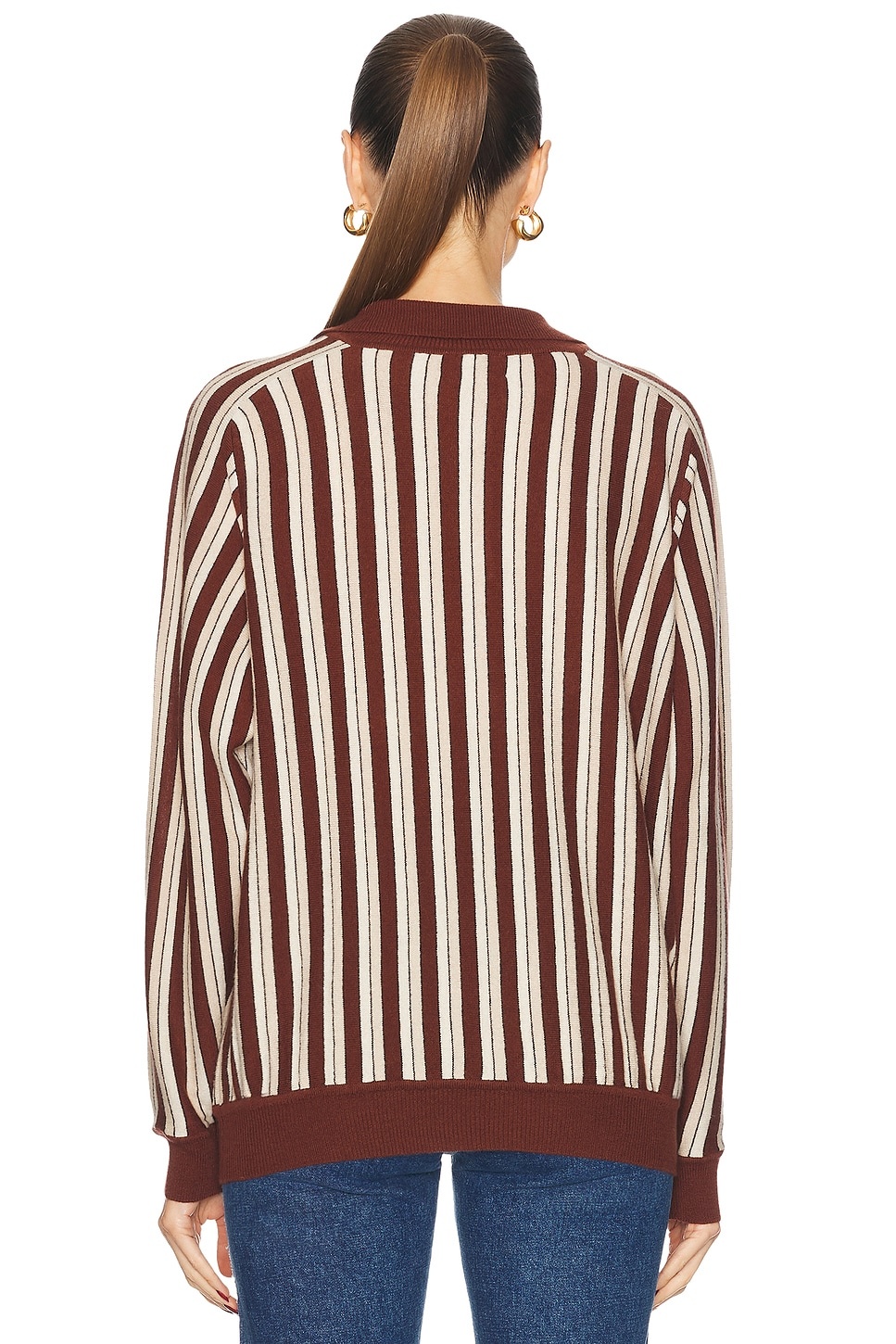 Hogan Stripe Polo Sweater - 3