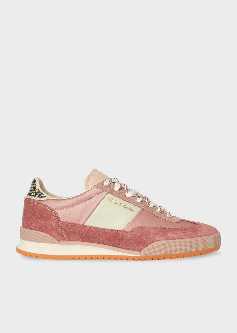 Women's Pink Satin 'Dover' Trainers 1