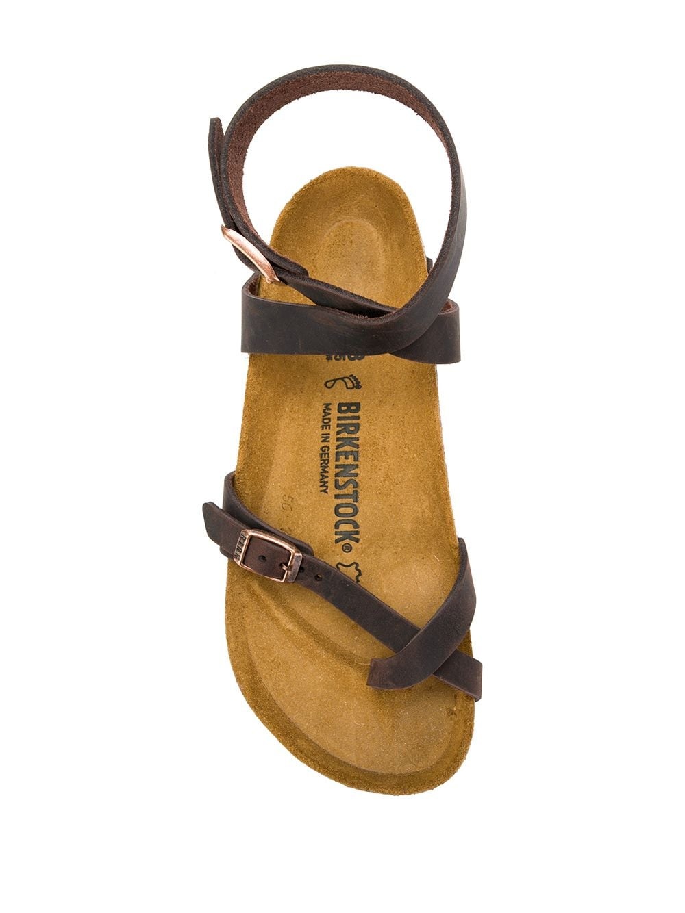 toe-strap buckle sandals - 4