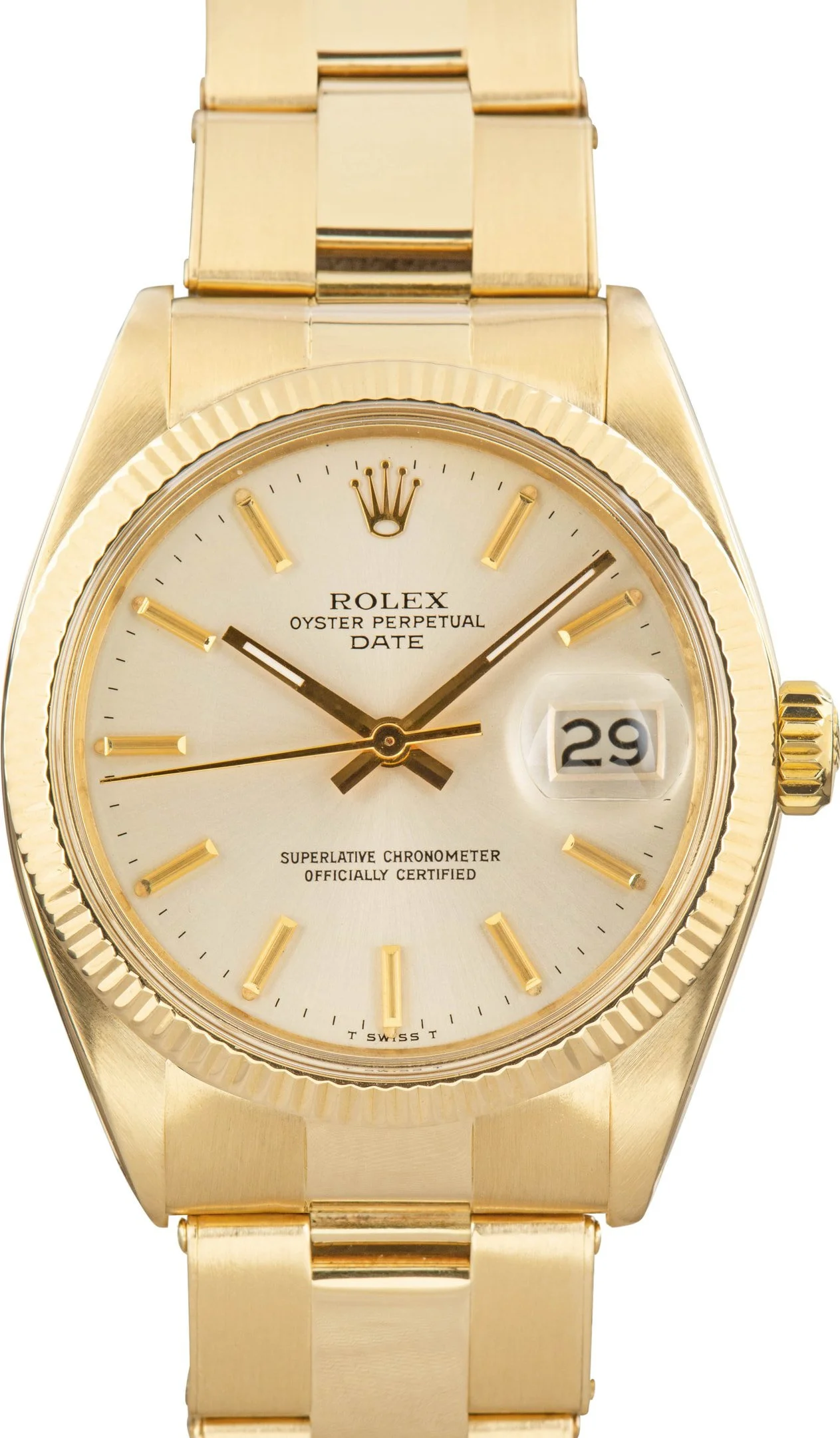 Used Rolex Date Ref 1503 Silver Dial - 1