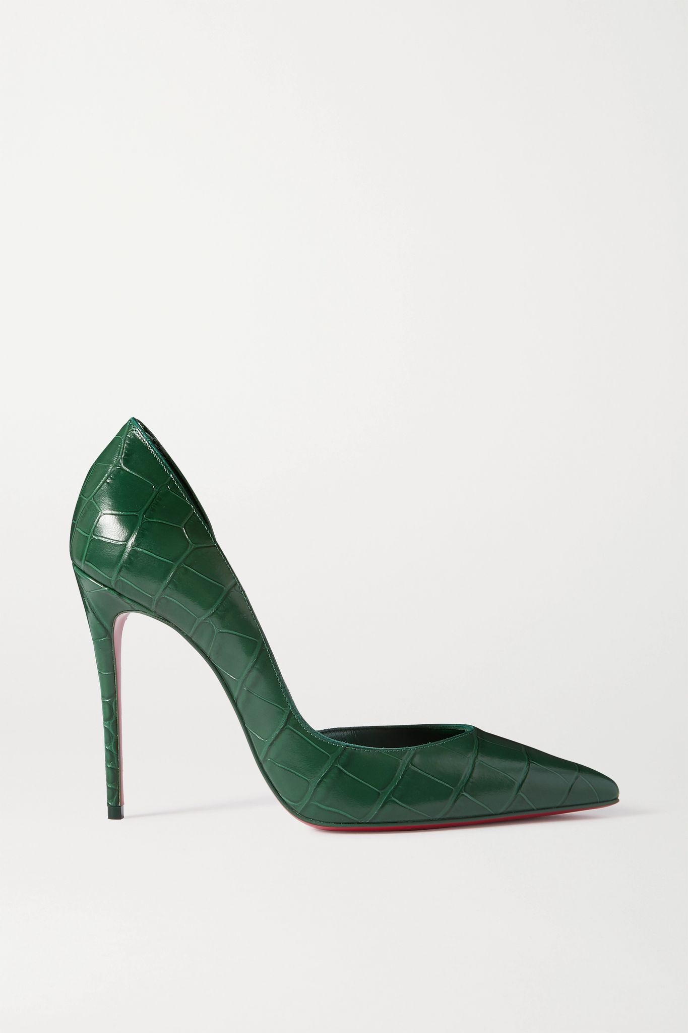 Iriza 100 croc-effect leather pumps  - 1