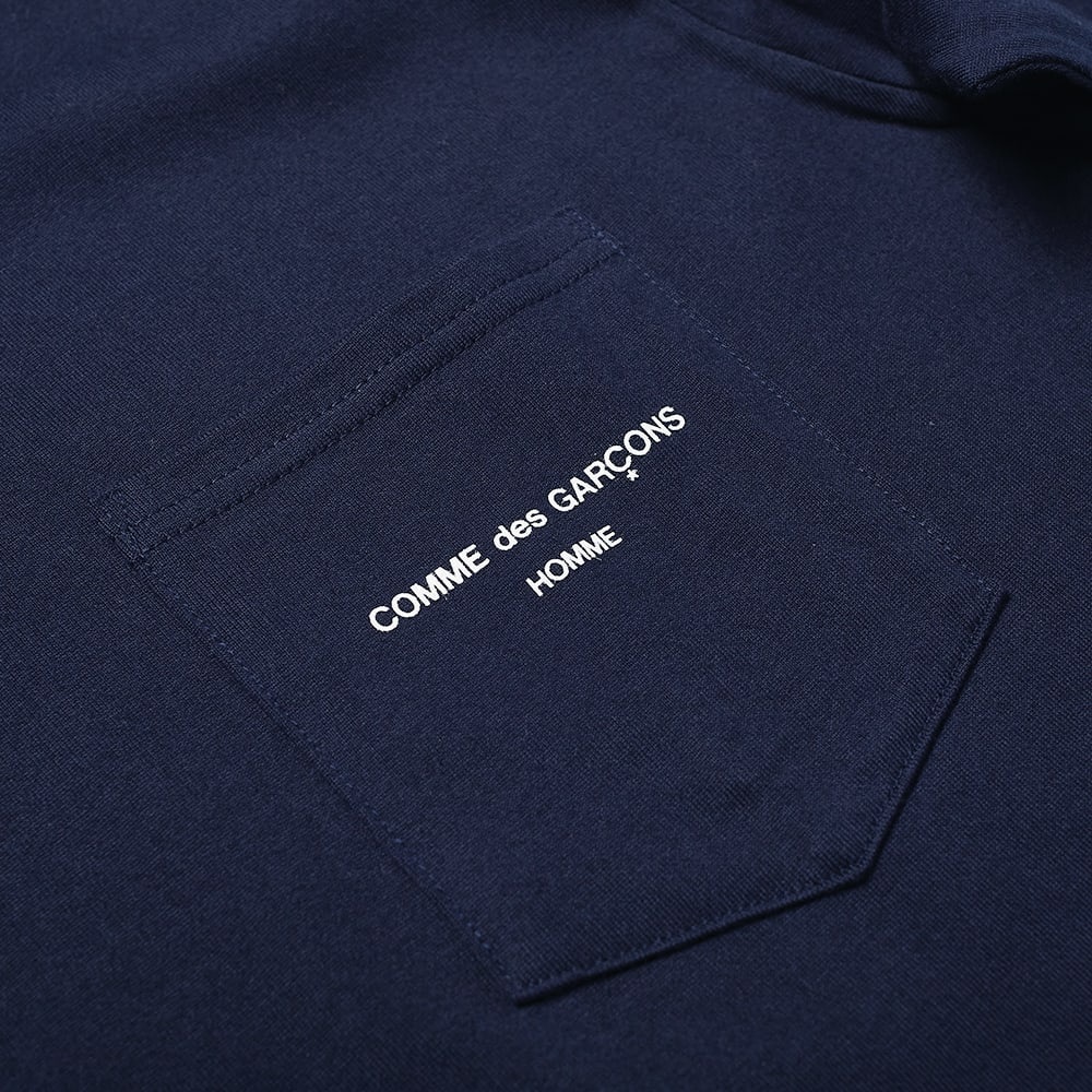 Comme Des Garcons Homme Long Sleeve Logo Tee - 2