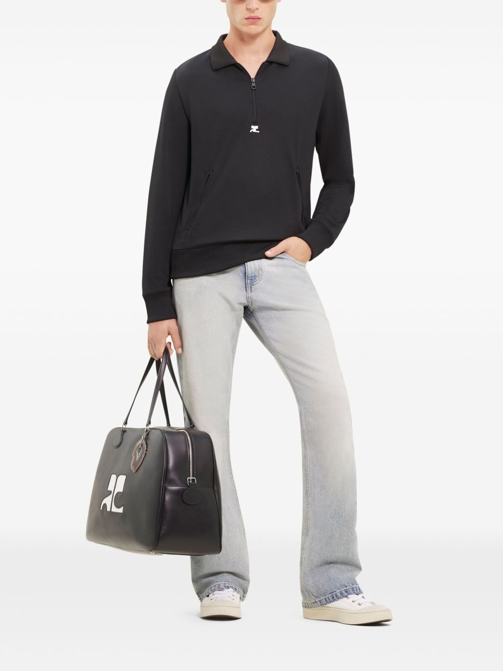 zipped polo shirt - 2