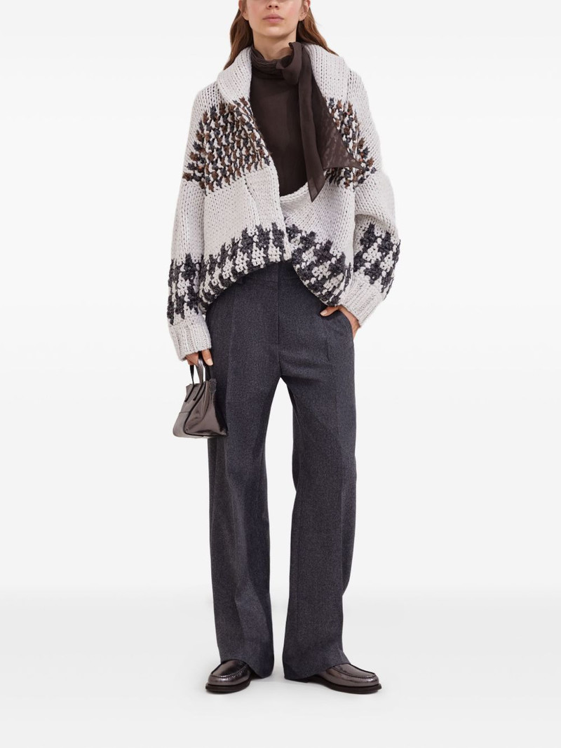 Brunello Cucinelli shawl-lapels cardigan outlook