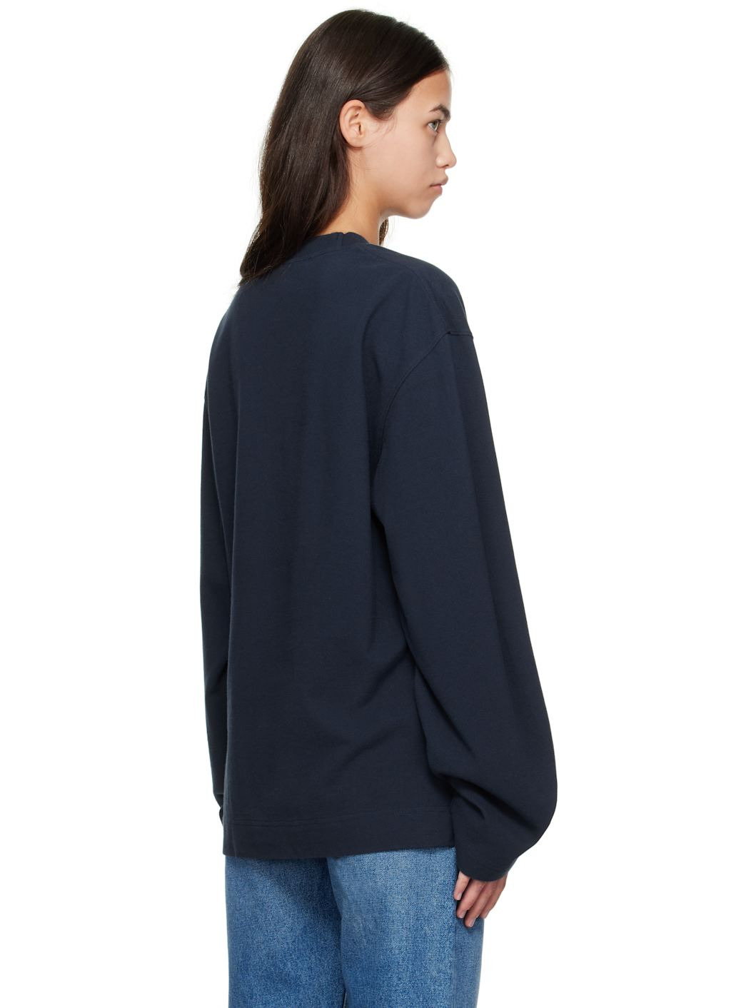 Navy Logo Relaxed Fit T-shirt - 3