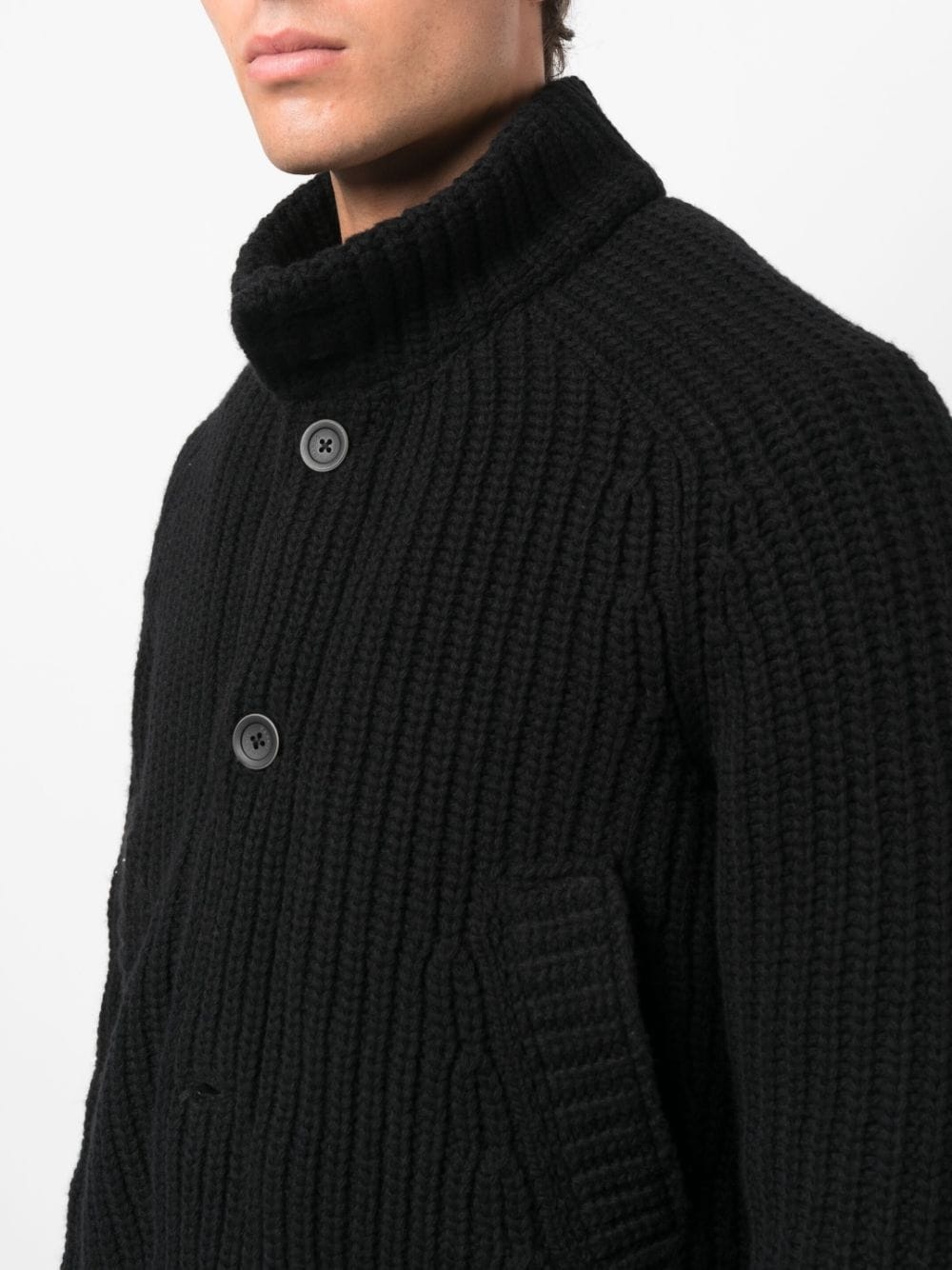 knitted hooded jacket - 5