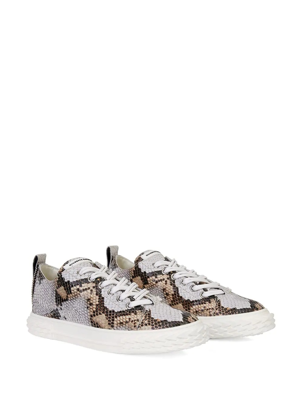 Blabber snakeskin-effect sneakers - 2