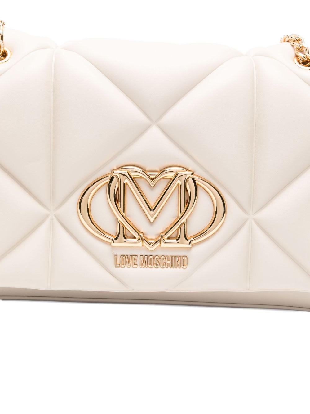 quilted logo-plaque shoulder bag - 4