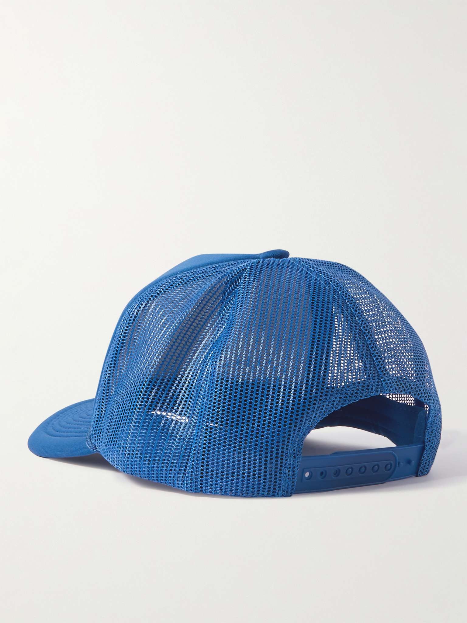 Logo-Print Canvas and Mesh Trucker Cap - 3