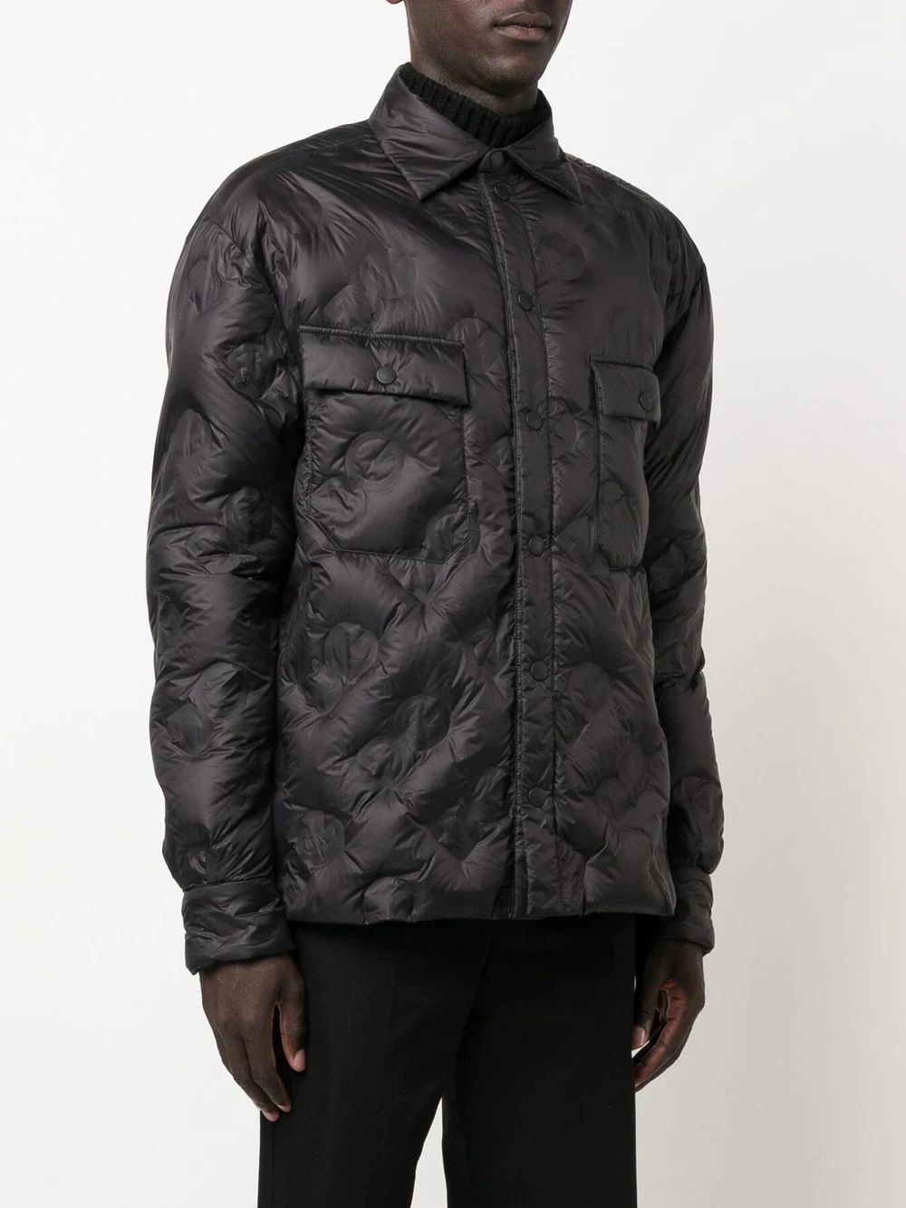 padded fitted jacket - 3