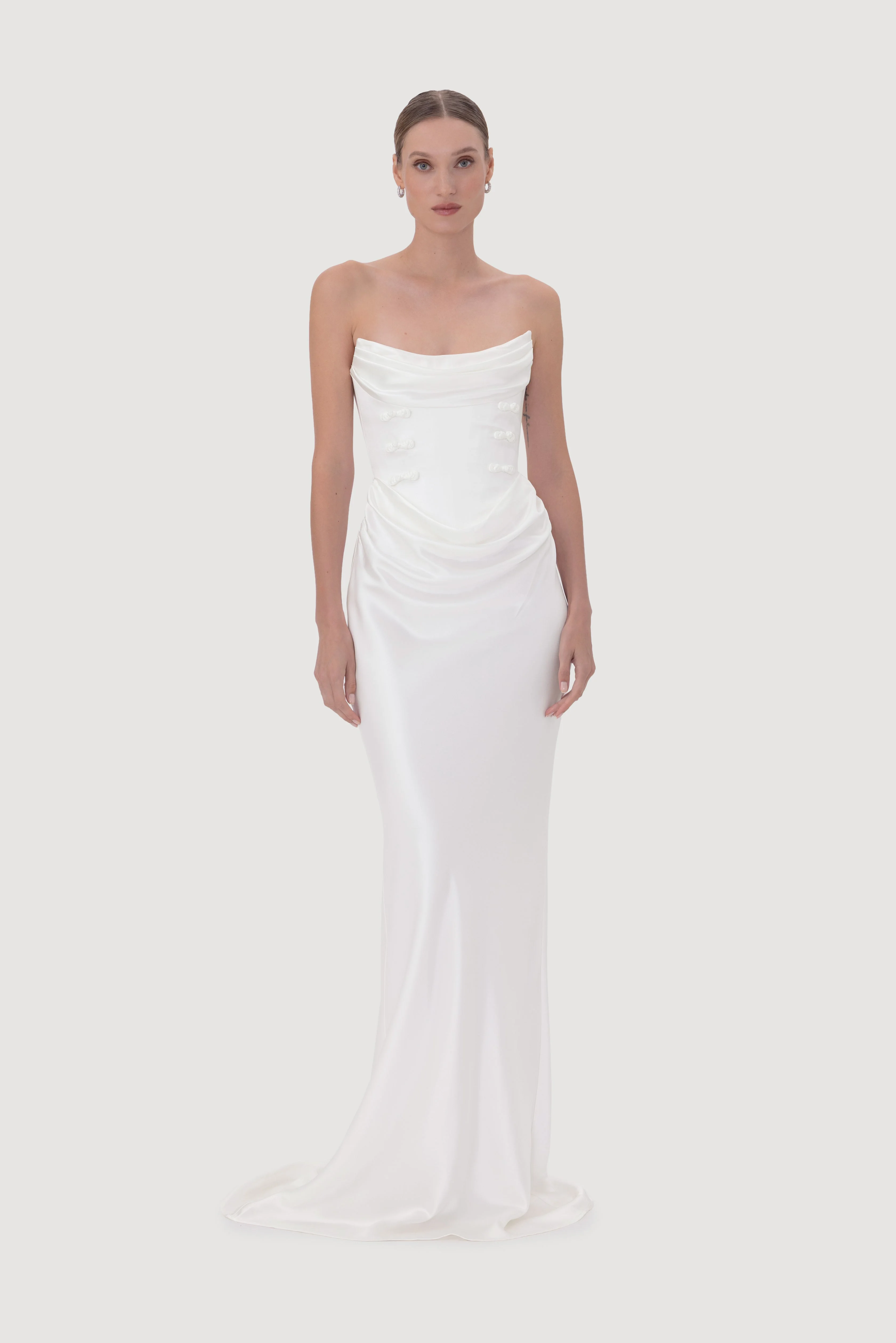 MARGOT SATIN GOWN - 1