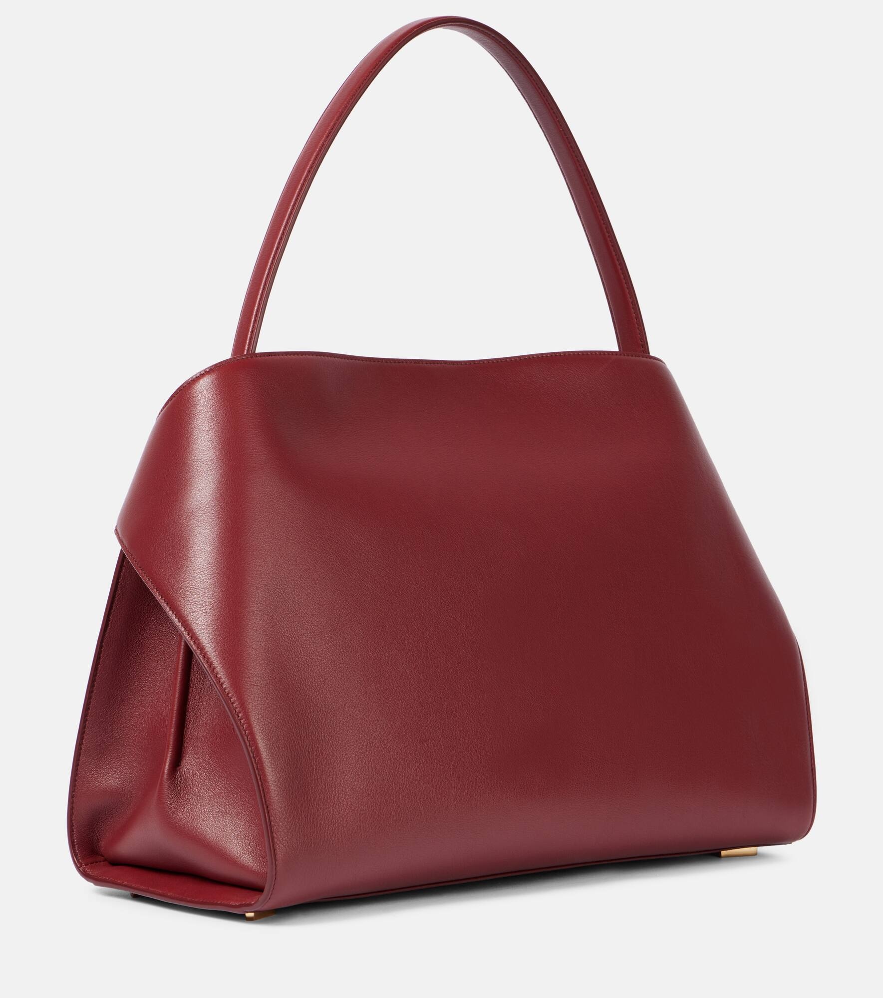 Hug Large leather shoulder bag - 4