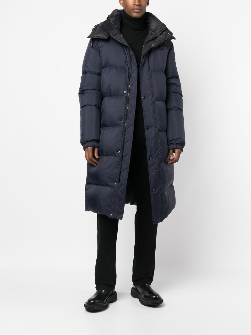 Yves Salomon long down-padded coat outlook