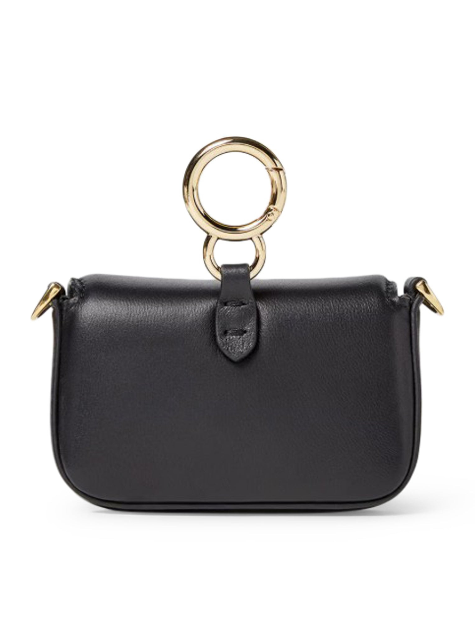 NANO BAGUETTE CHARM IN BLACK NAPPA - 4