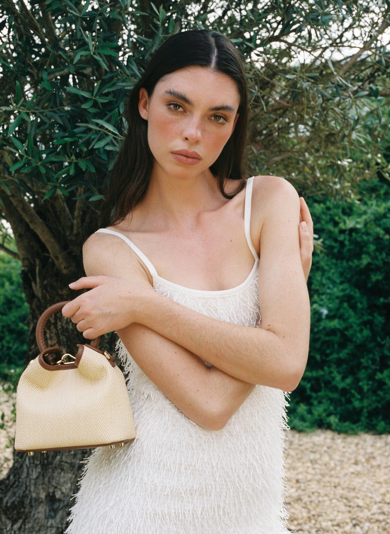 Elleme Madeleine Raffia Naturale/Cognac outlook