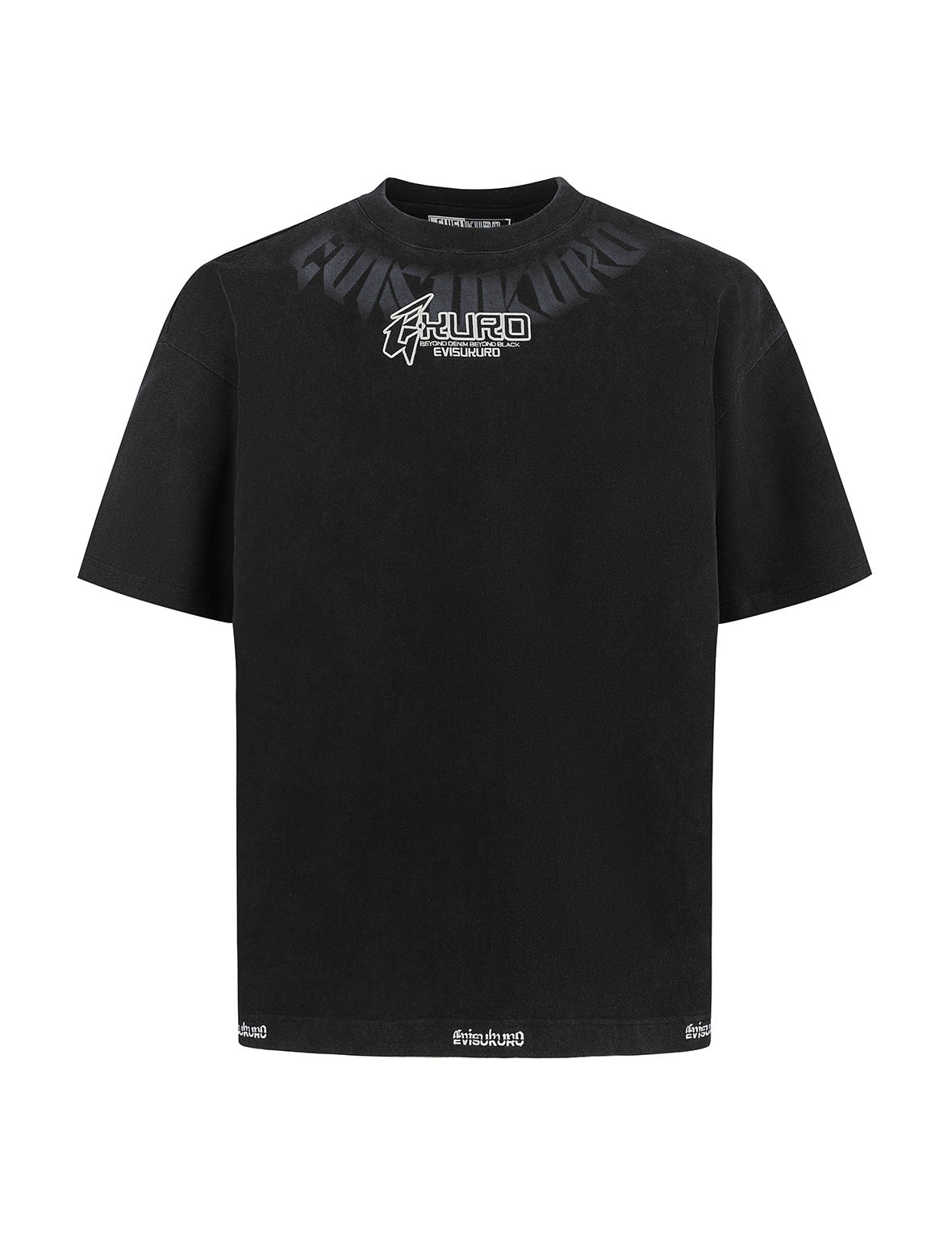 Logo embroidery Oversized Washed T-Shirt - 9