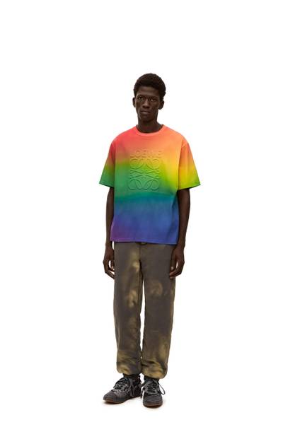 Loewe Rainbow Anagram T-shirt in cotton outlook