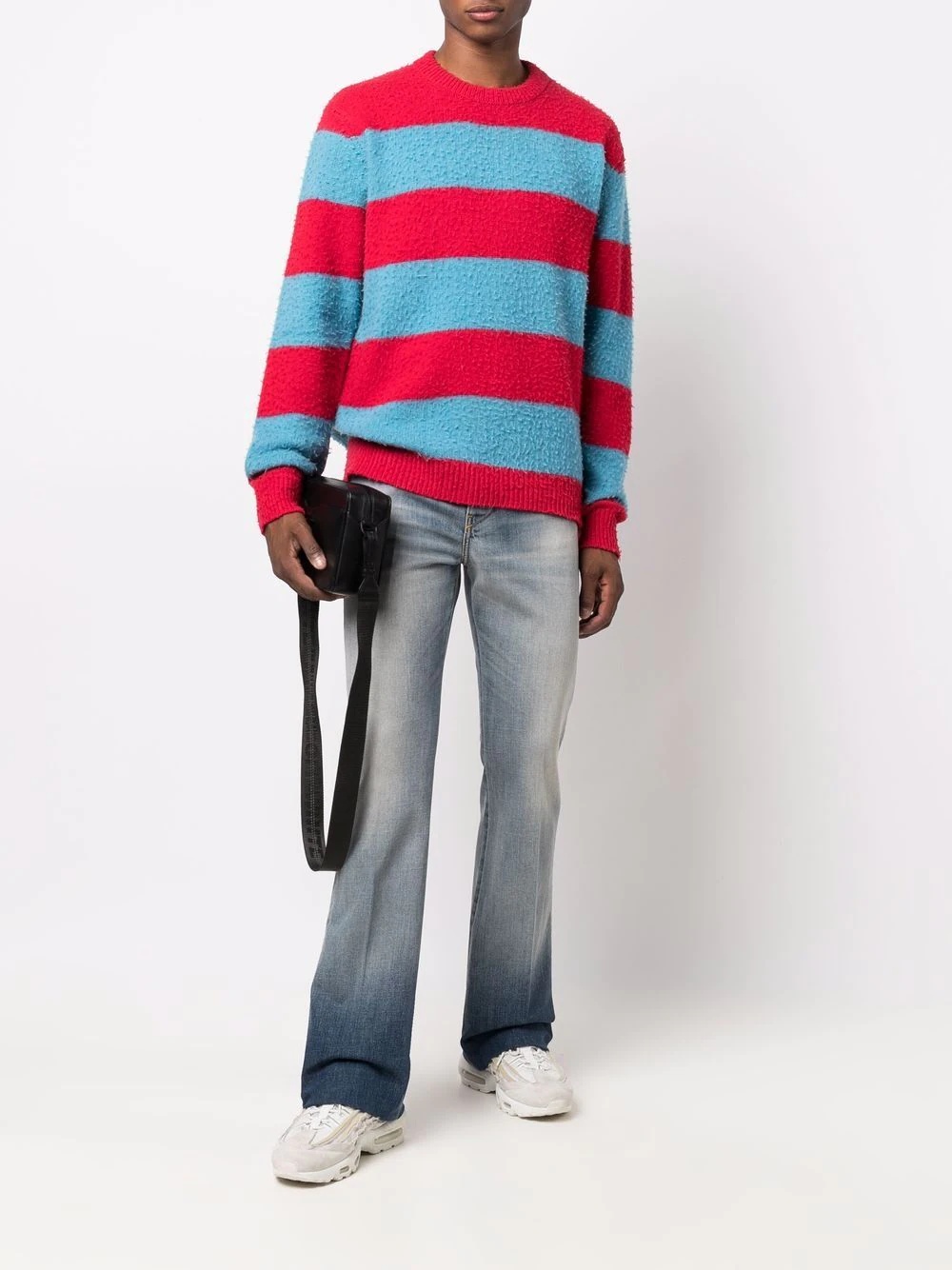 striped wool jumper - 2