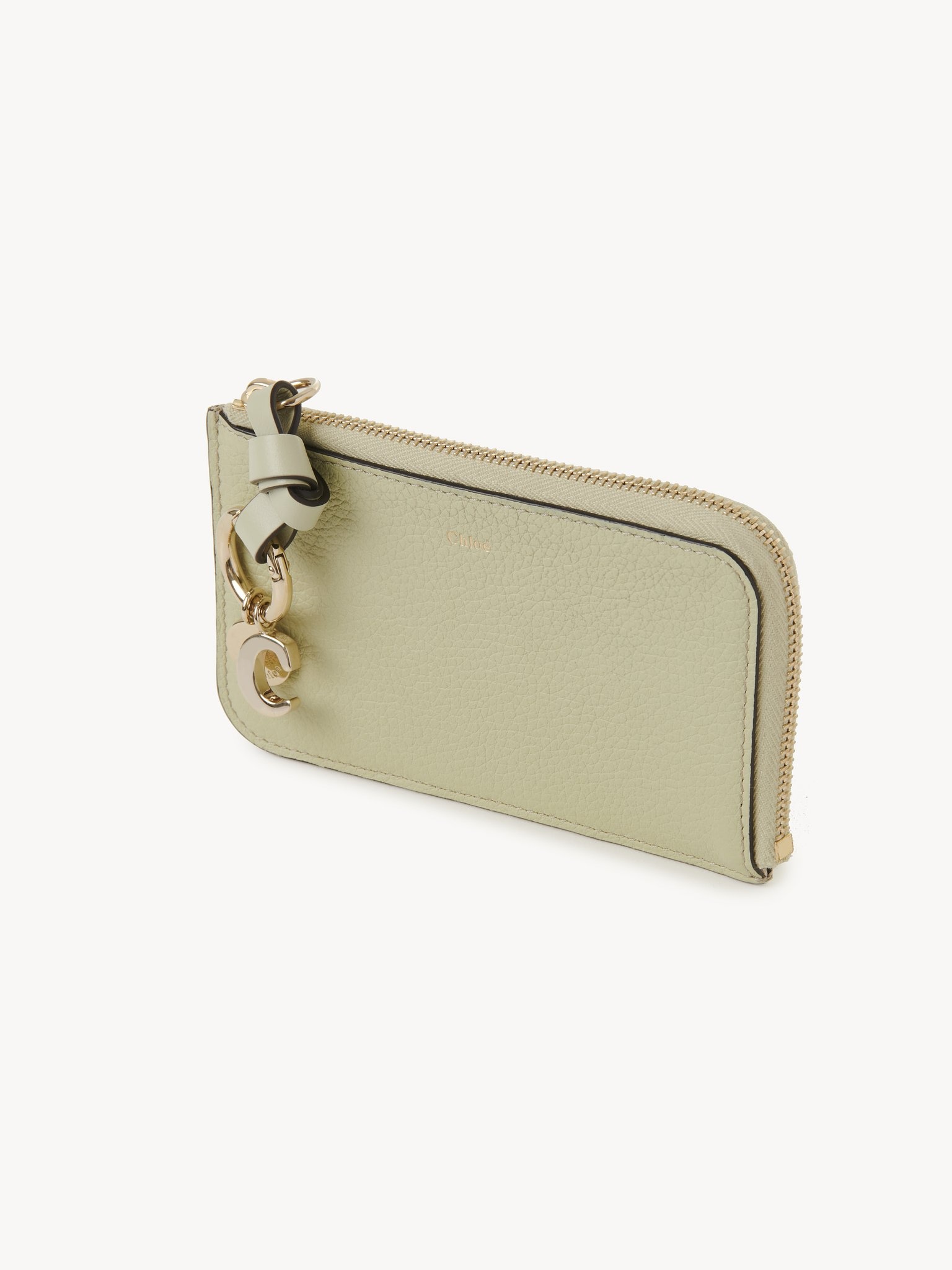 ALPHABET PURSE IN GRAINED & SHINY LEATHER - 2