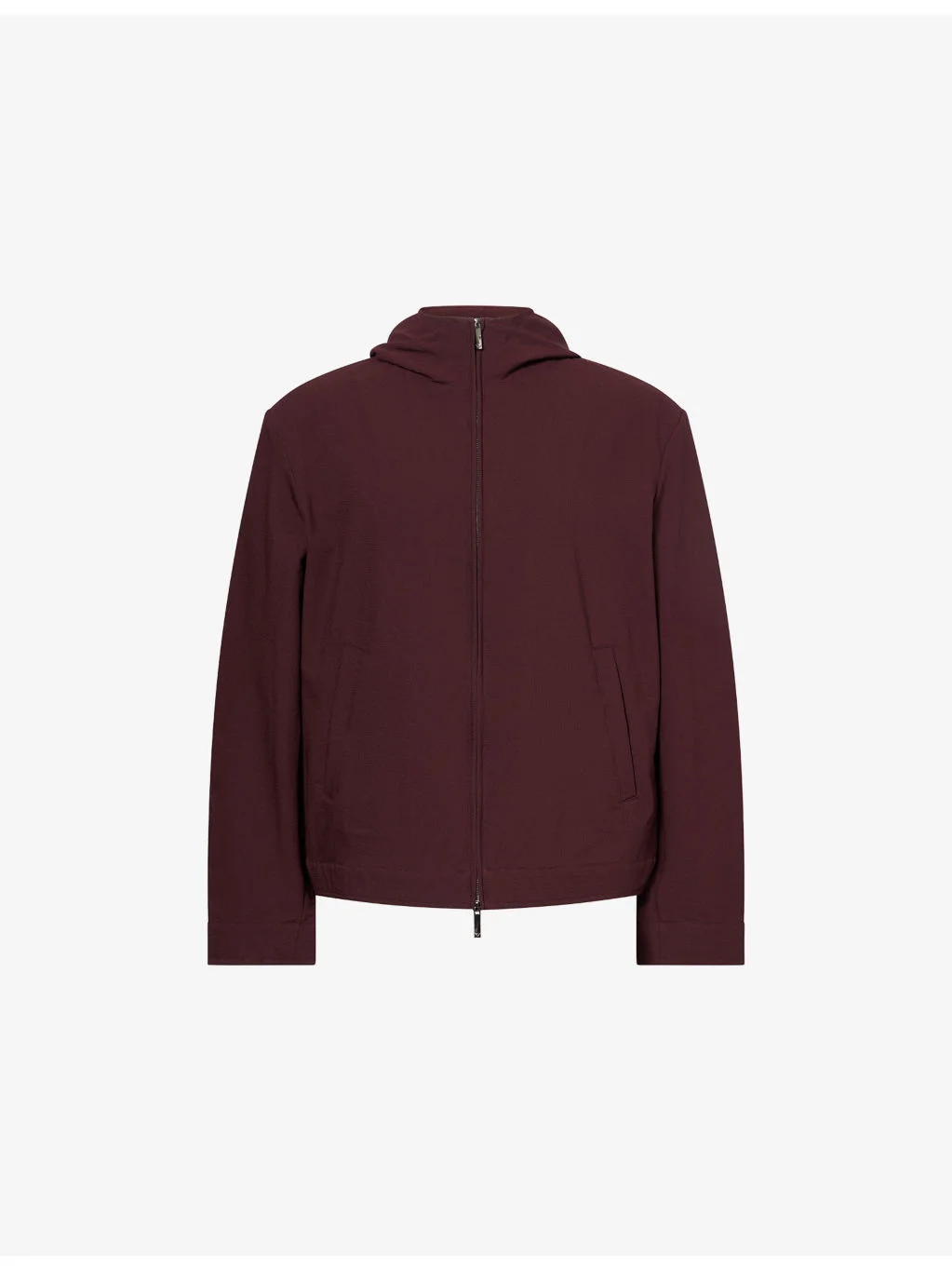 Seersucker Hooded Woven Jacket - 1