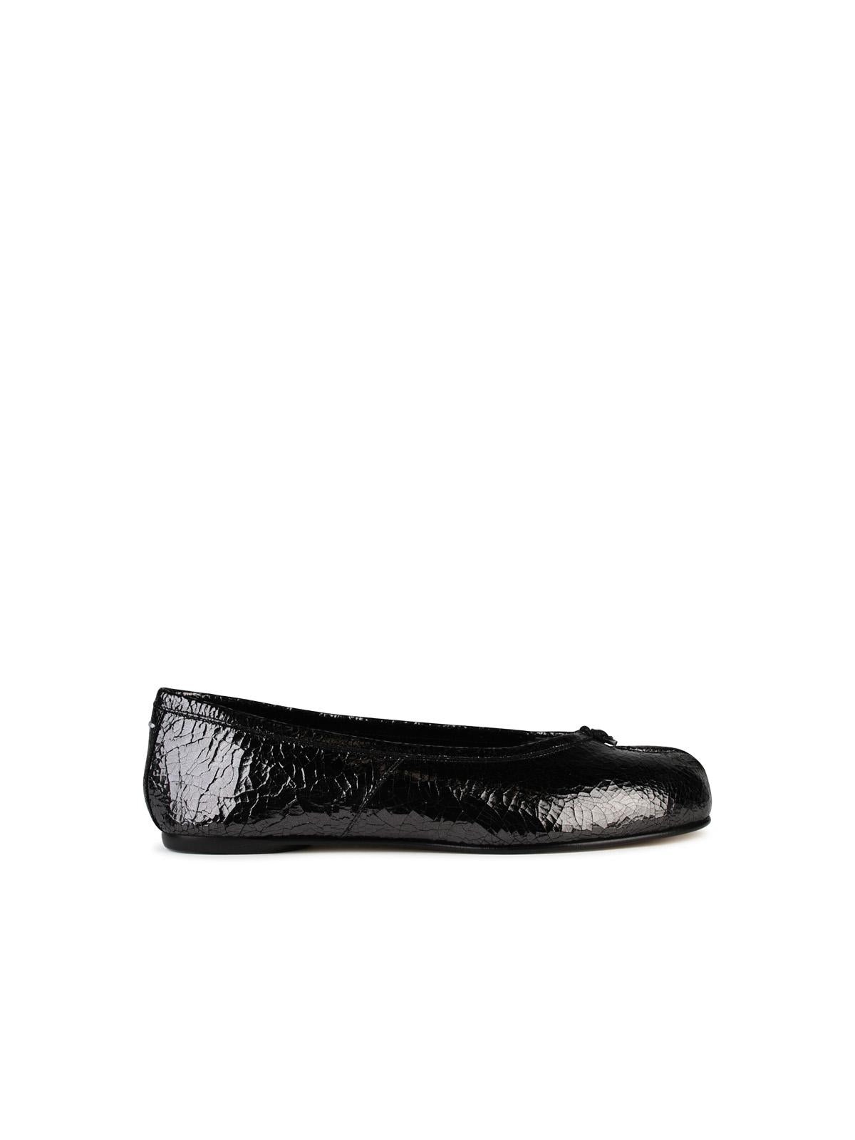 Maison Margiela 'Ballet' Black Shiny Leather Ballet Flats Woman - 1