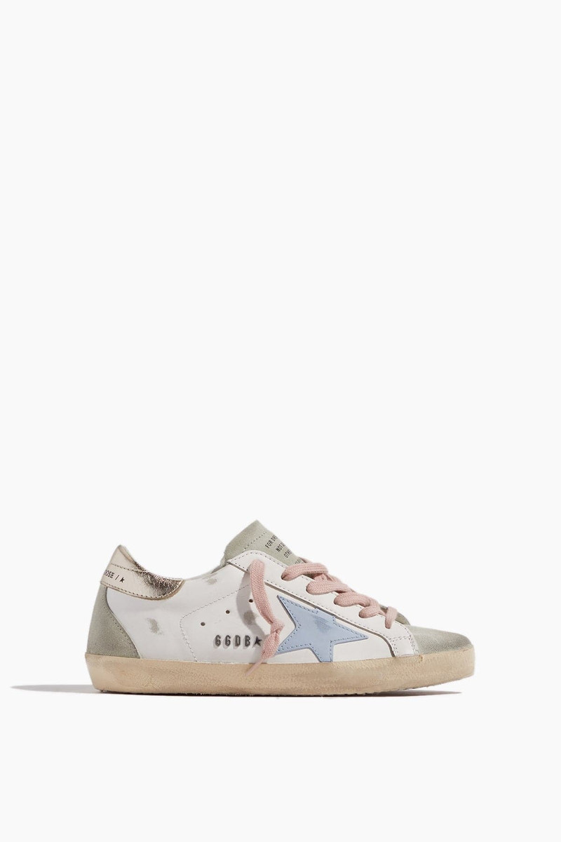 Superstar Sneaker in White/Ice/Powder/Blue/Platinum 1