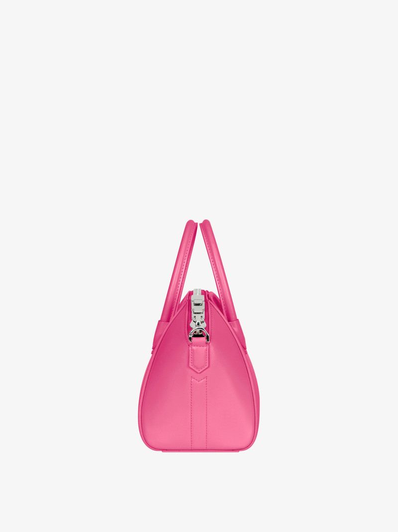 MINI ANTIGONA BAG IN BOX LEATHER 3