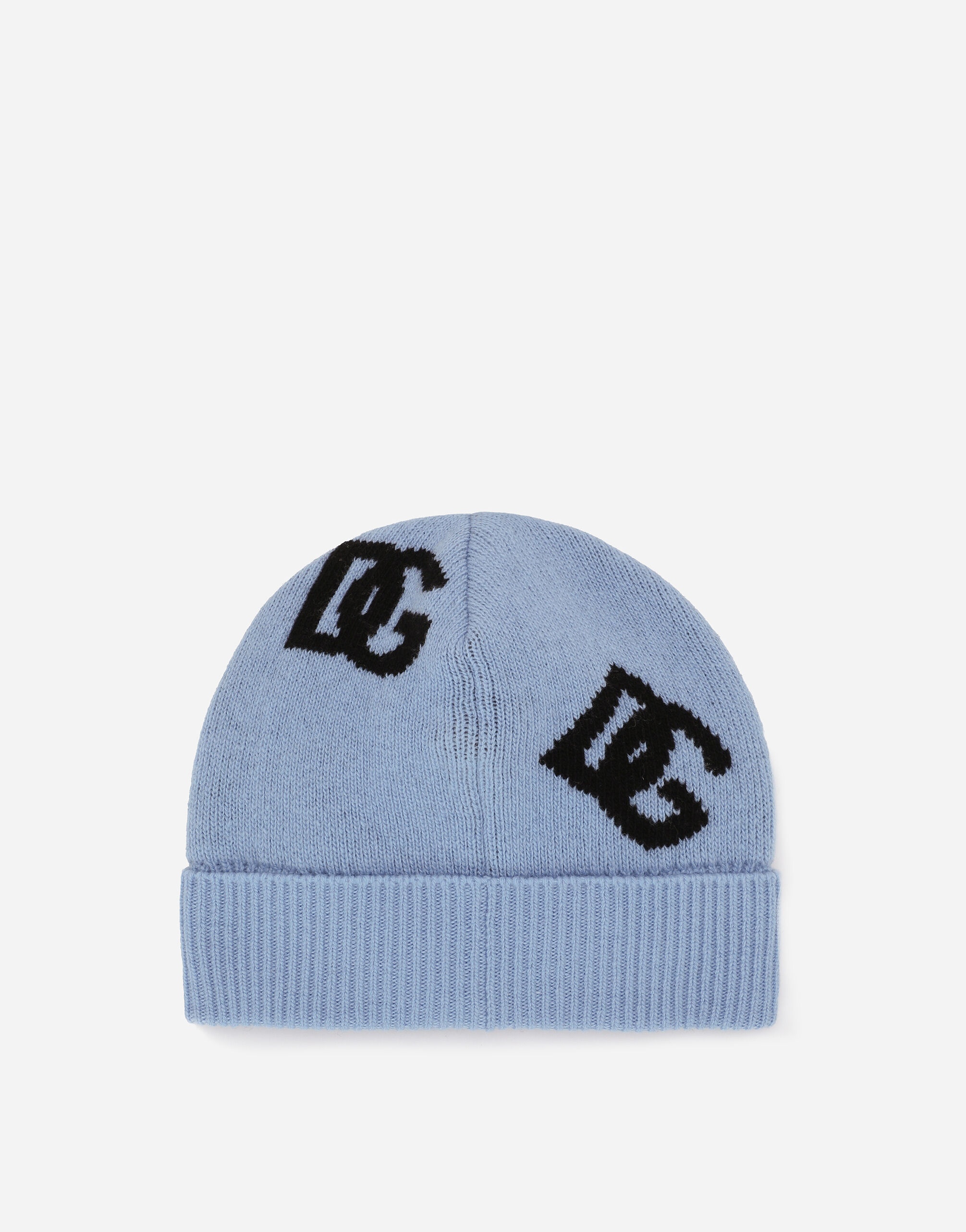 Wool jacquard hat with DG logo - 2