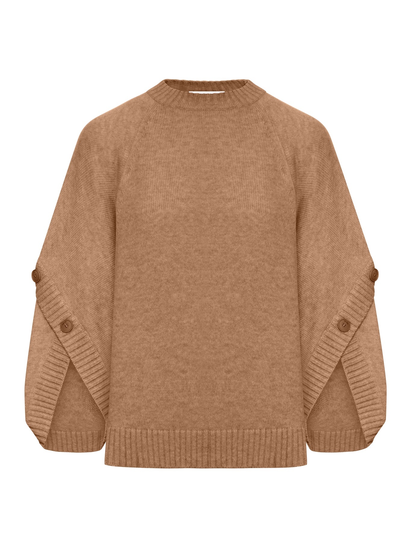 OVERSIZED WOOL AND CASHMERE SWEATER - 1