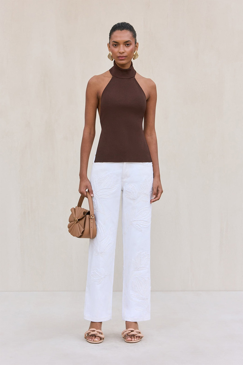 Cult Gaia WAKE KNIT TOP outlook