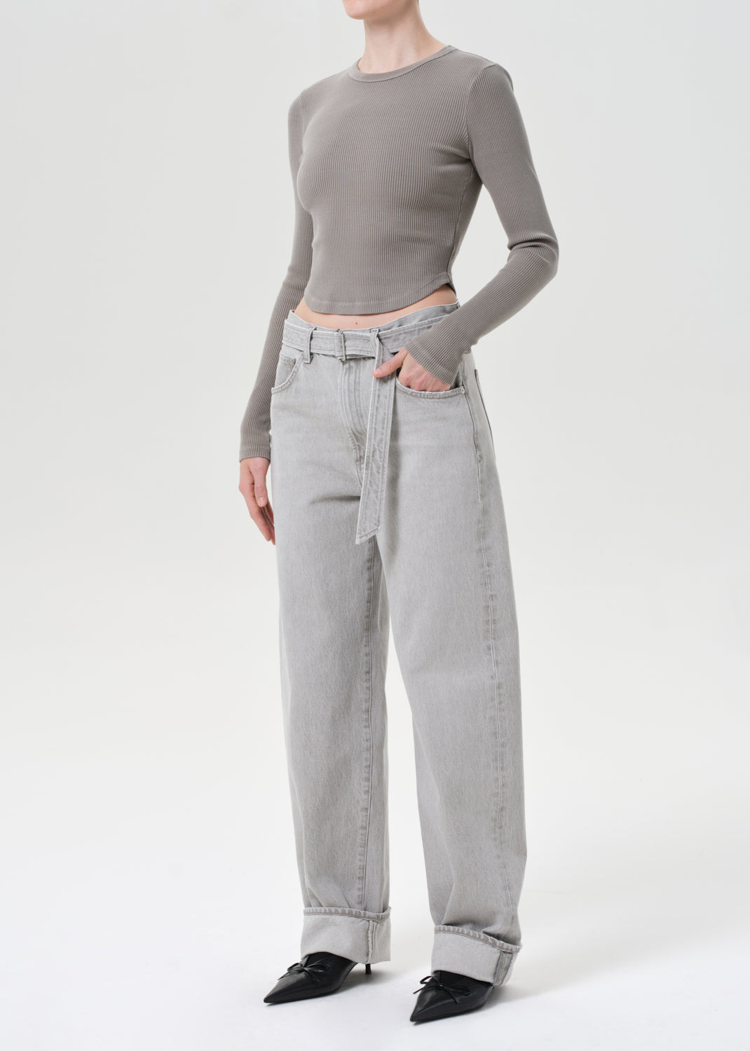 NEEMA TEE IN DRAB - 4