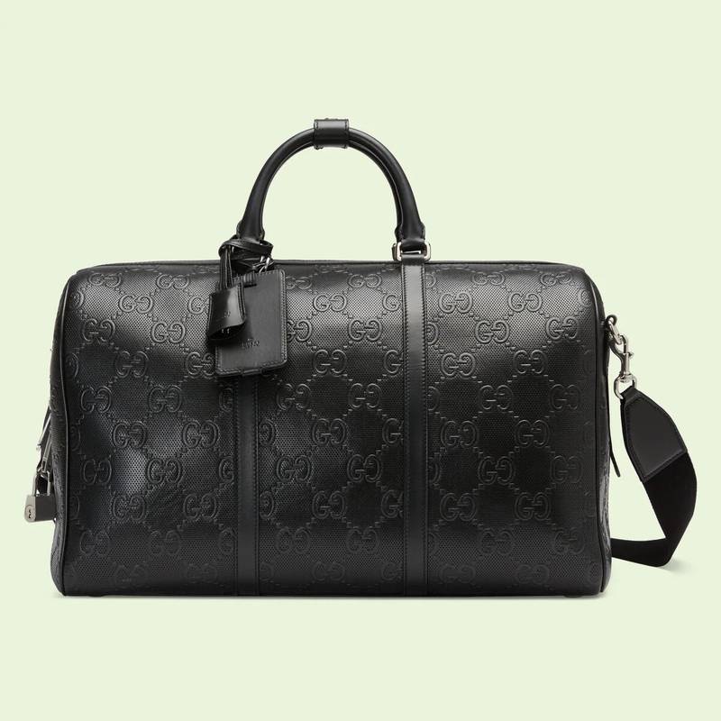 GG embossed duffle bag 1