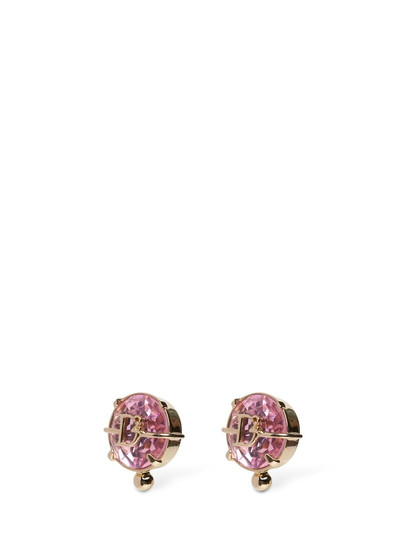 DSQUARED2 D2 crystal clip-on earrings outlook