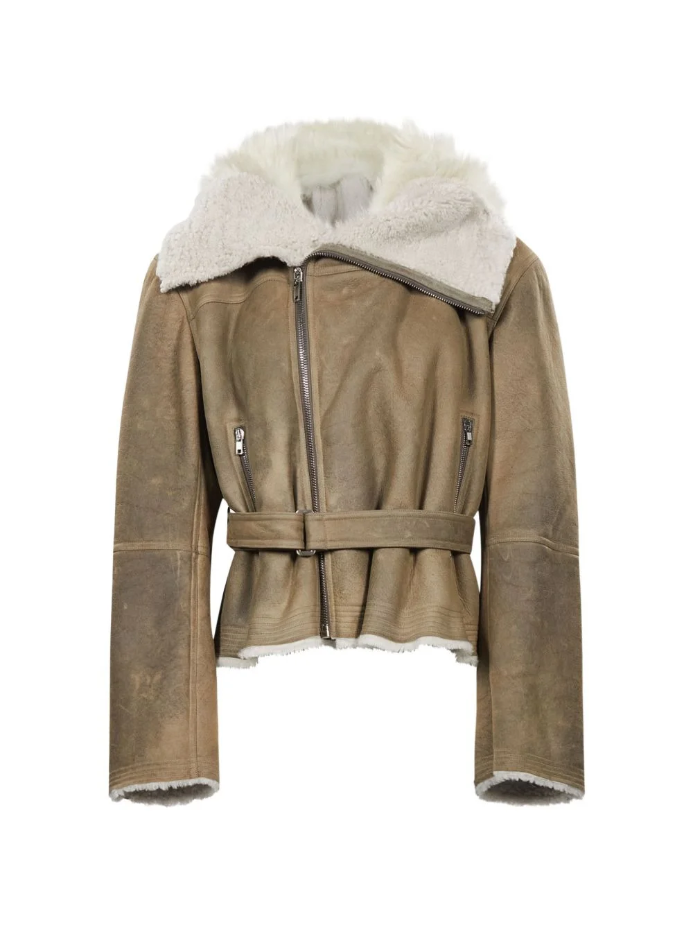 Flight shearling jacket - 1