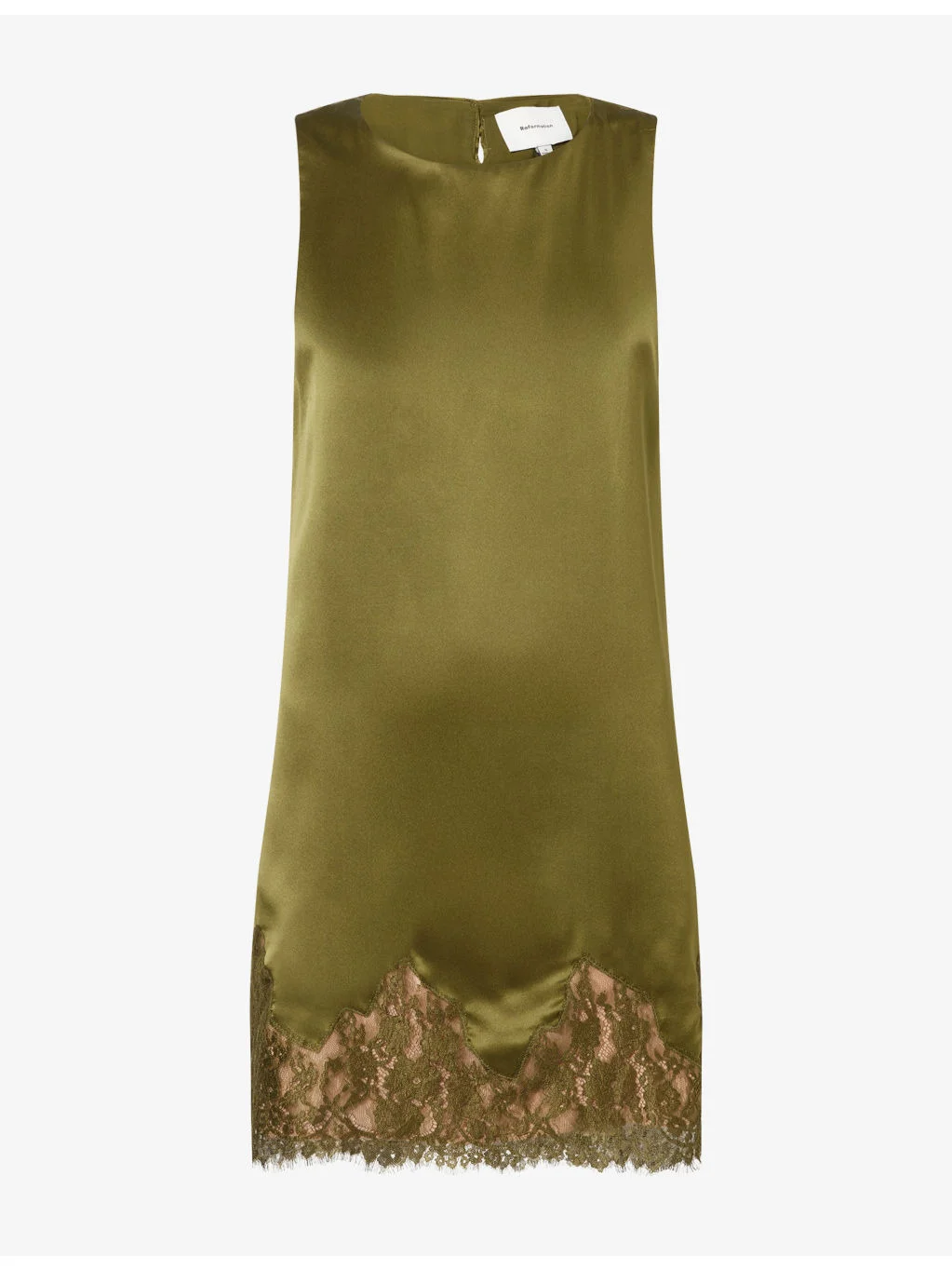 Jessalyn Sleeveless Silk Mini Dress - 1