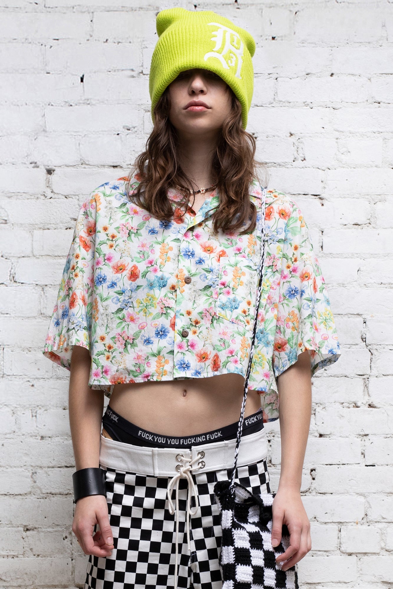 Cropped Floral Shirt | R13 Denim Official Site - 1