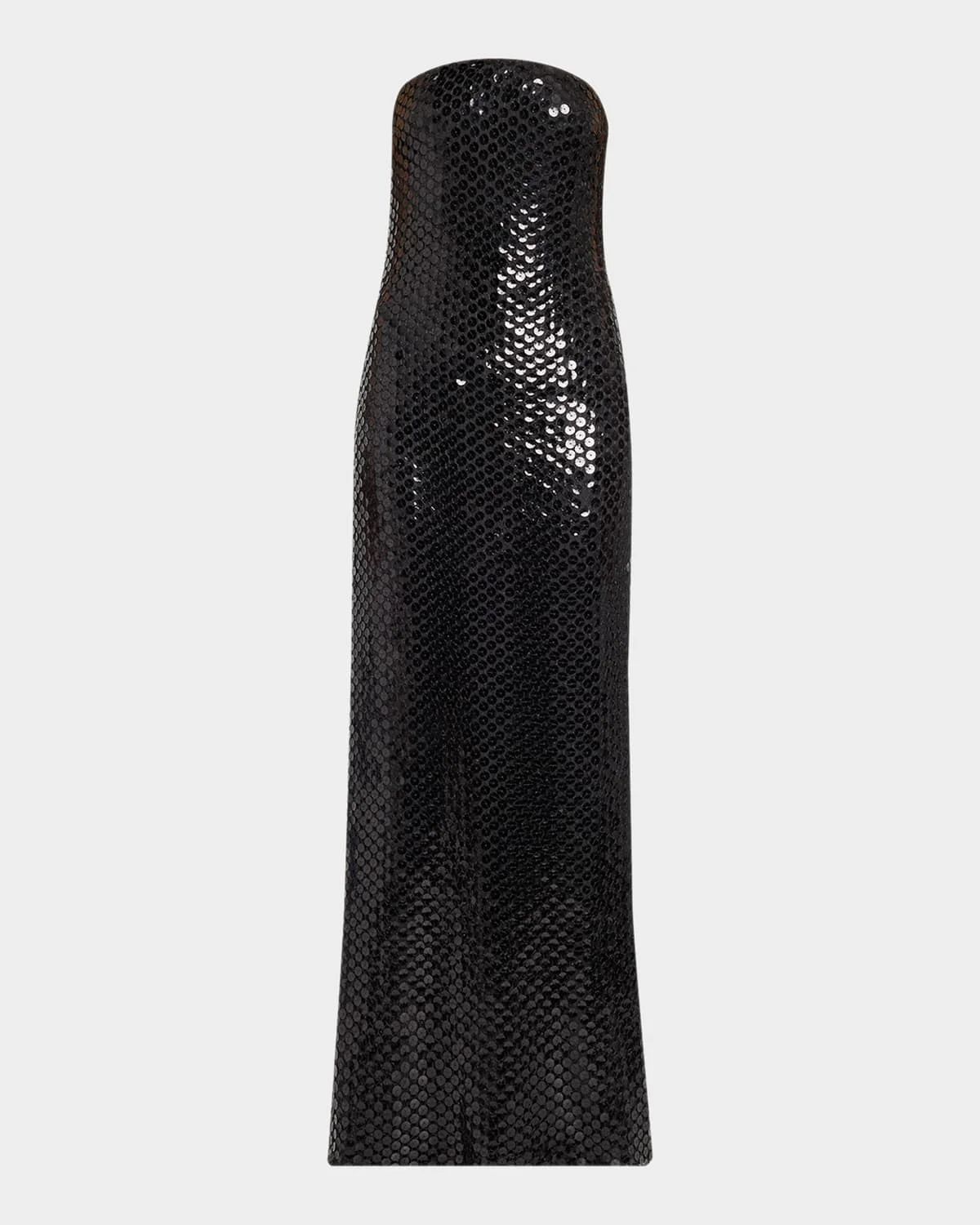 Angel Strapless Sequin A-Line Gown - 1
