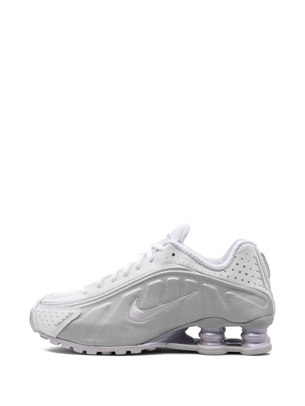 Shox R4 "White/Metallic Platinum" sneakers - 5