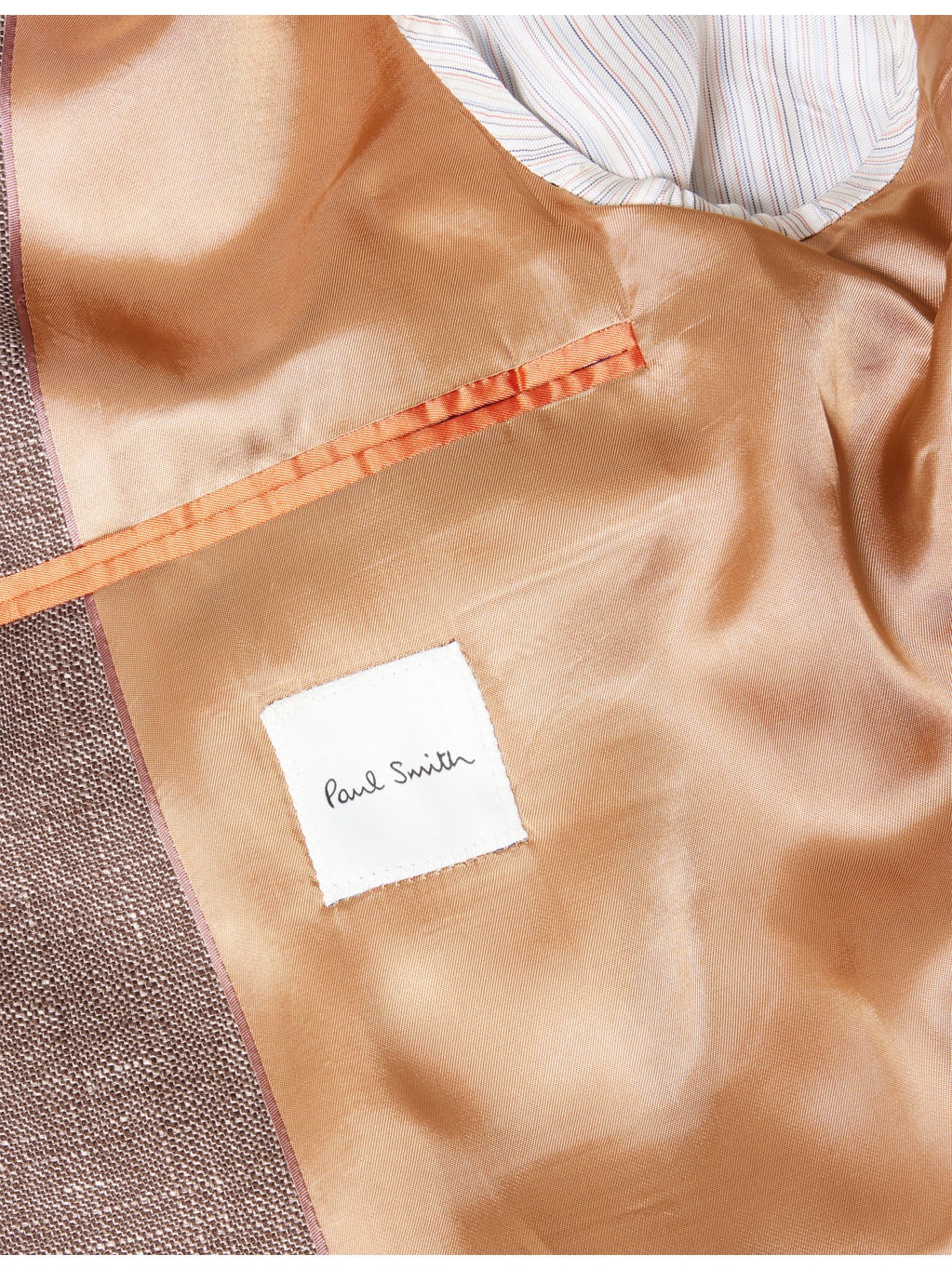 Notch-Lapels Regular-Fit Linen And Wool Blazer - 7