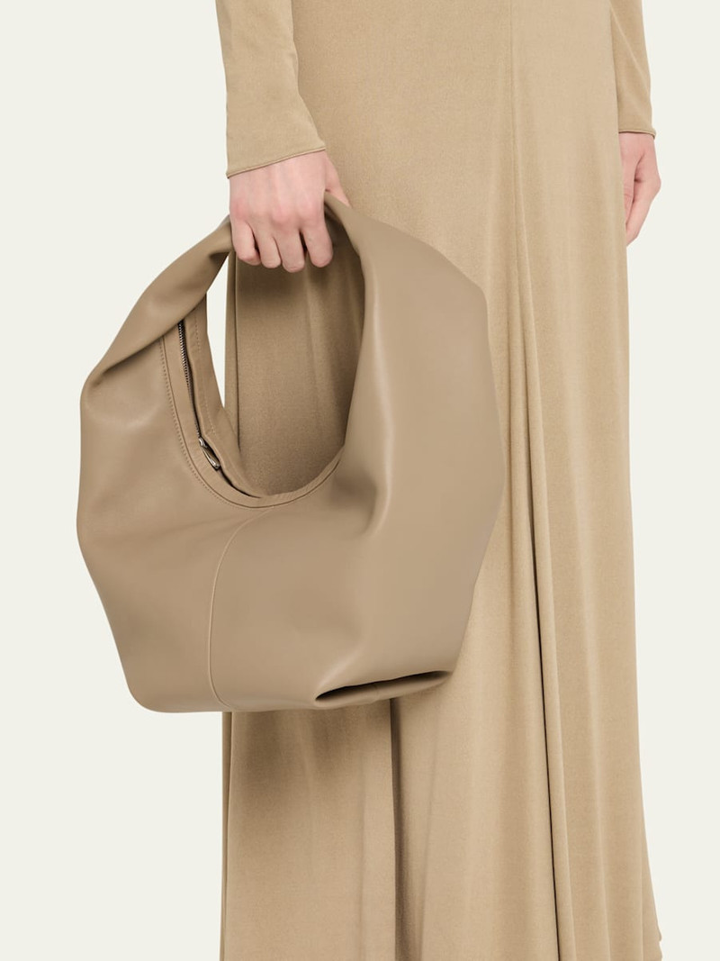 Maeden Yela Twisted Leather Shoulder Bag outlook