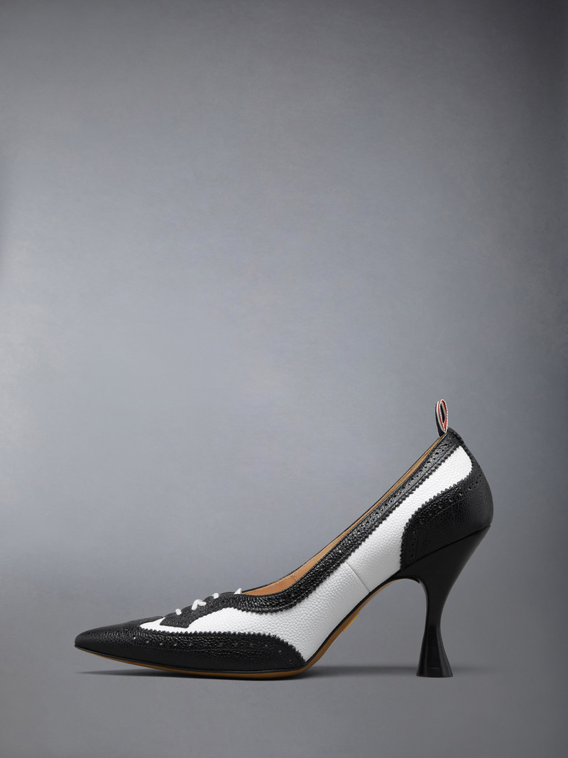 Thom Browne PEBBLE GRAIN WINGTIP PUMP 90MM outlook