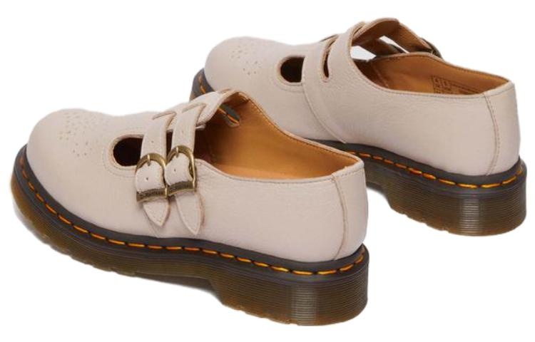 (WMNS) Dr. Martens 8065 Virginia Leather Mary Jane 'Vintage Taupe' 30692348 - 5
