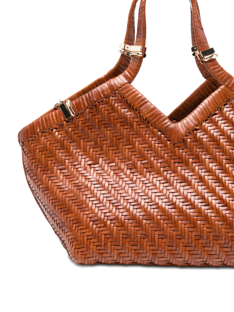Benedetta Bruzziches Woven Leather Tote Bag 5